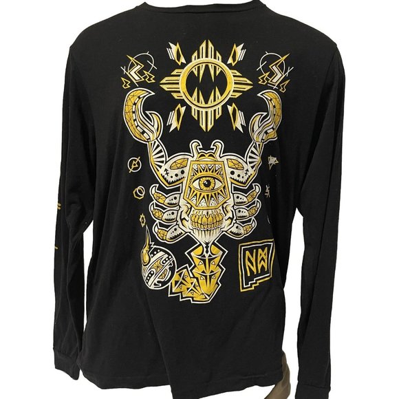Scorpion Eye T-shirt 2XL Black Yellow Southwest New Mexico Metal the Brand - Picture 1 of 11